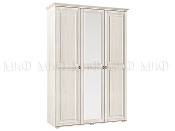Шкаф 3-х Створчатый Элит-1 МДФ Сандал Светлый (Ш-1500 мм x В-2236 мм x Г-528 мм)