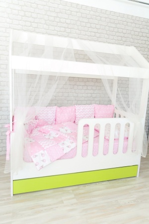 Кровать Сказка (Домик со Вторым Выдвижным Местом)/Спальное Место 800 х 1600 мм