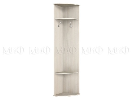 Терминал с Вешалками Бостон Сандал Светлый (Ш-470 мм x В-2120 мм x Г-470 мм)